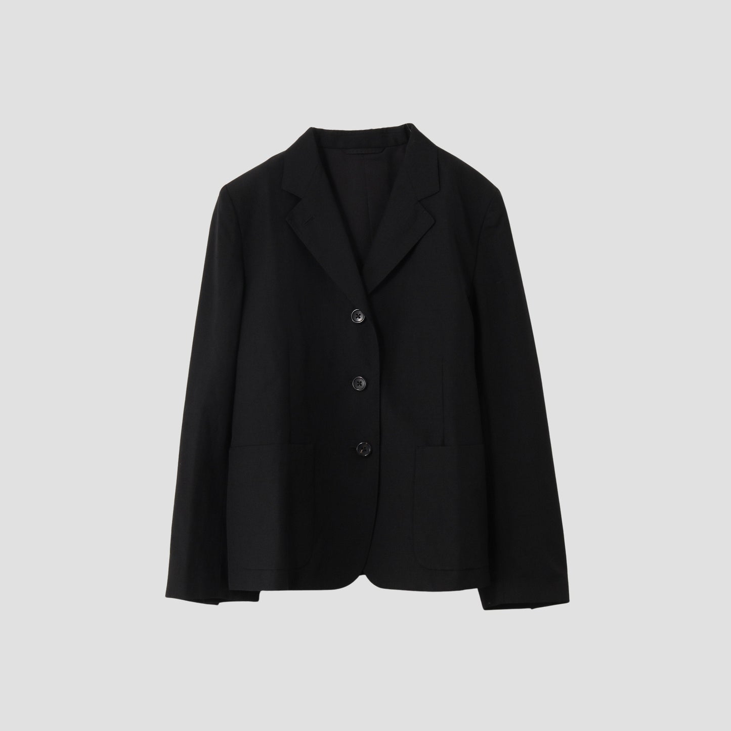 WOOL LINEN POPLIN JACKET