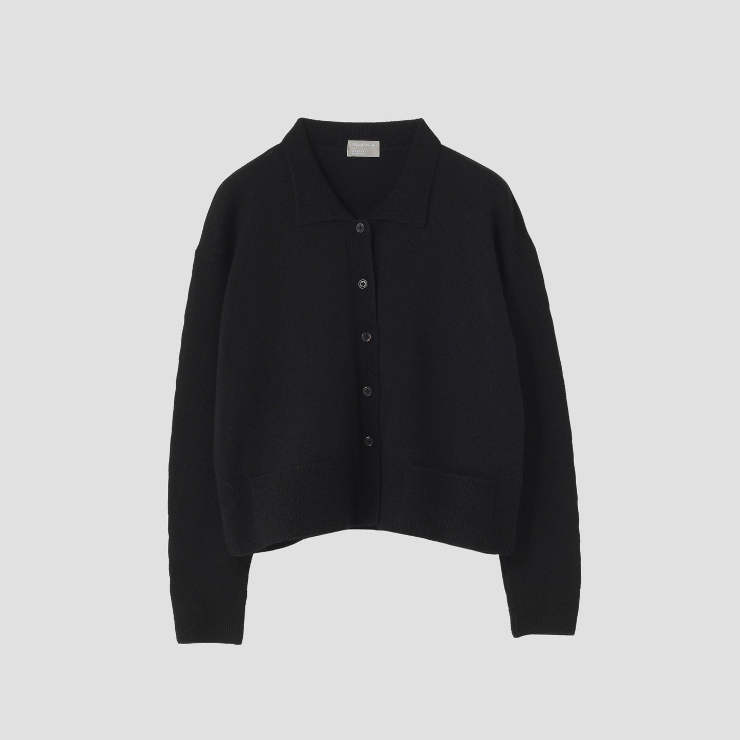 MARION FOALE COLLARED CARDIGAN KNIT