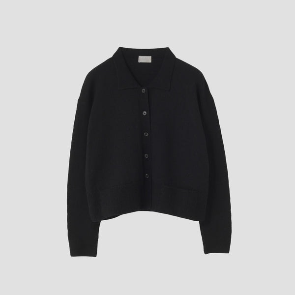 MARION FOALE COLLARED CARDIGAN KNIT