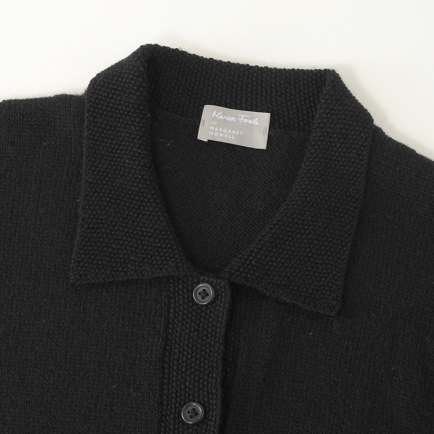 MARION FOALE COLLARED CARDIGAN KNIT