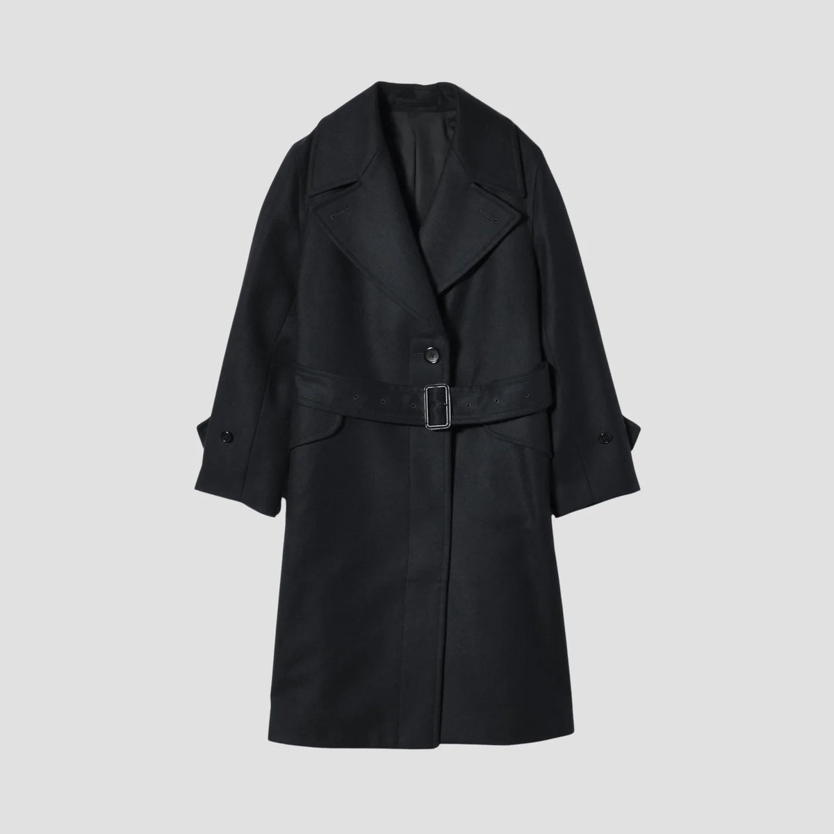 MILLED SERGE COAT
