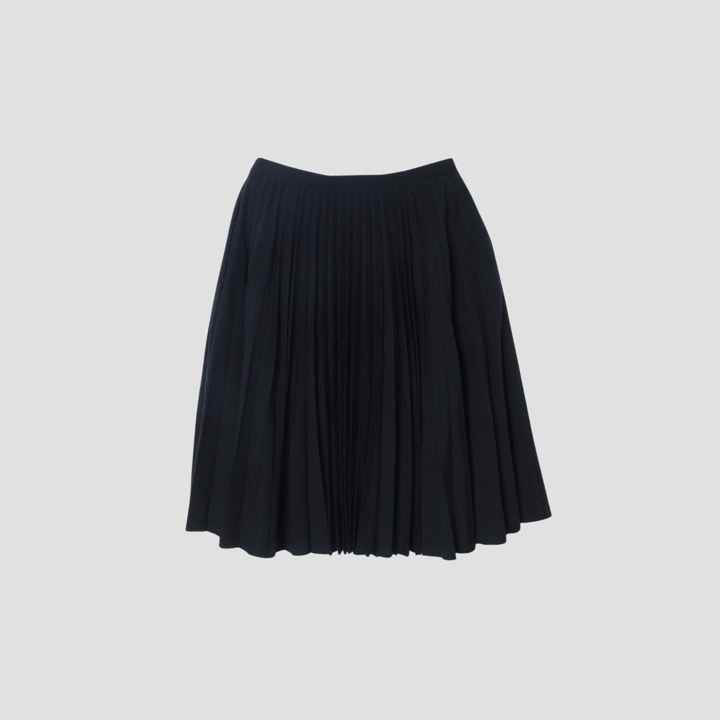 WOOL COTTON GABARDINE SKIRT