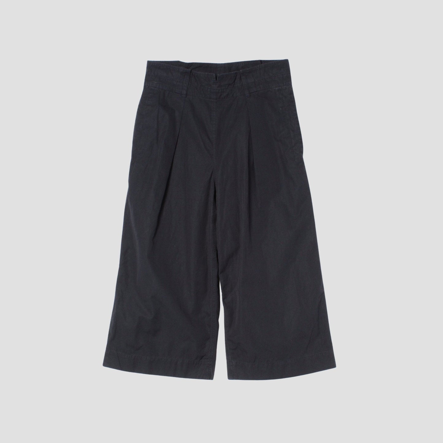 COTTON RAMIE TOUGH POPLIN TROUSERS
