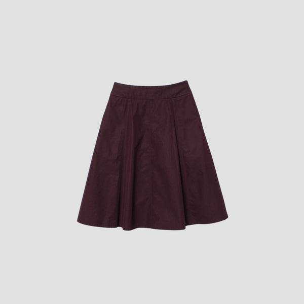 COTTON TAFFETA SKIRT