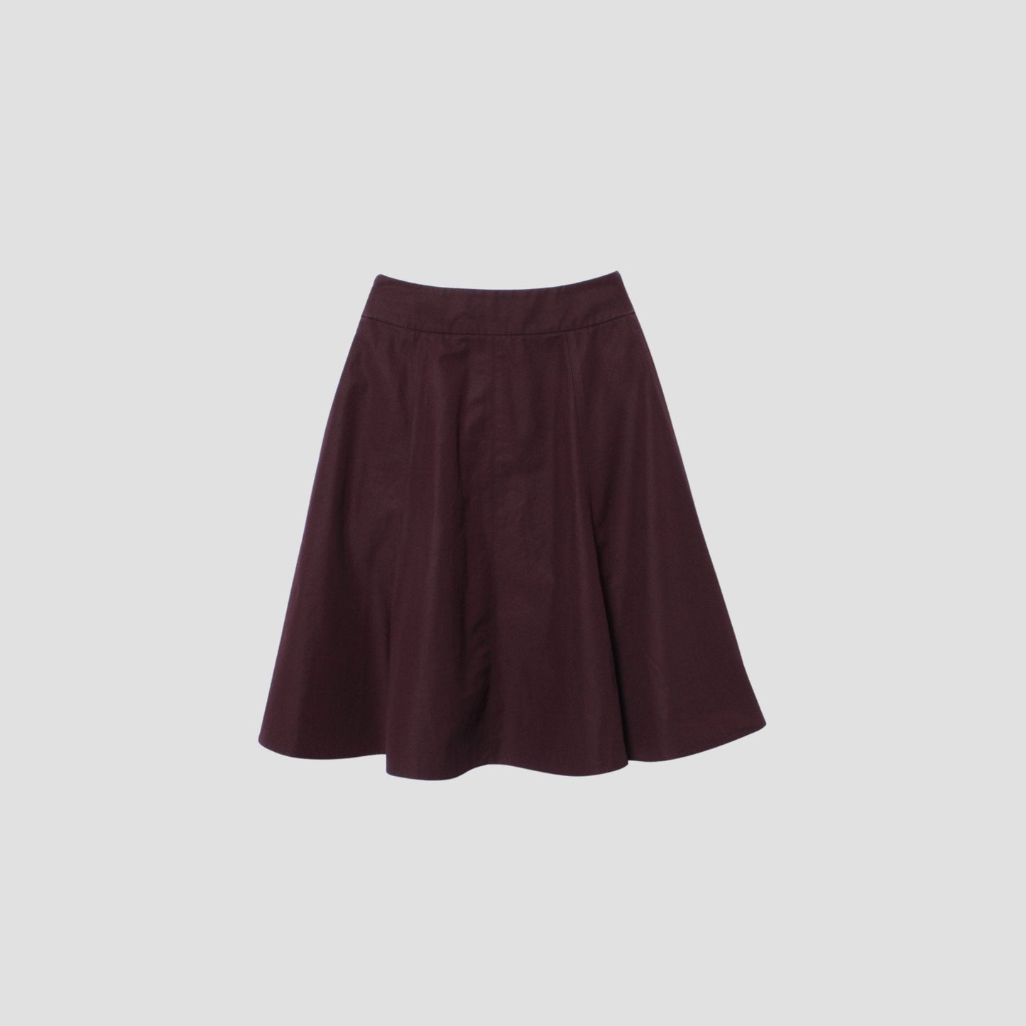 COTTON TAFFETA SKIRT