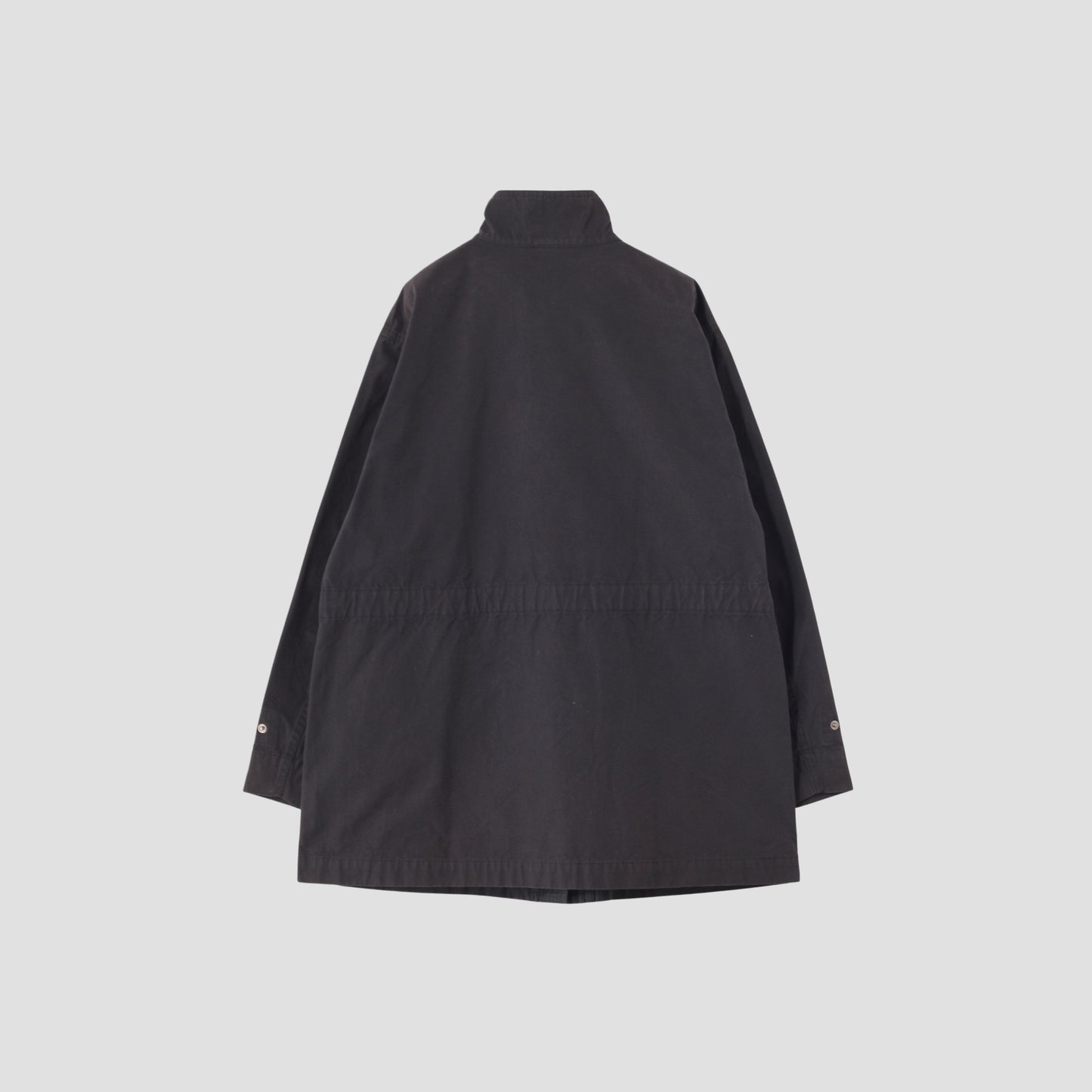 DENSE COTTON NYLON PLAINWEAVE COAT