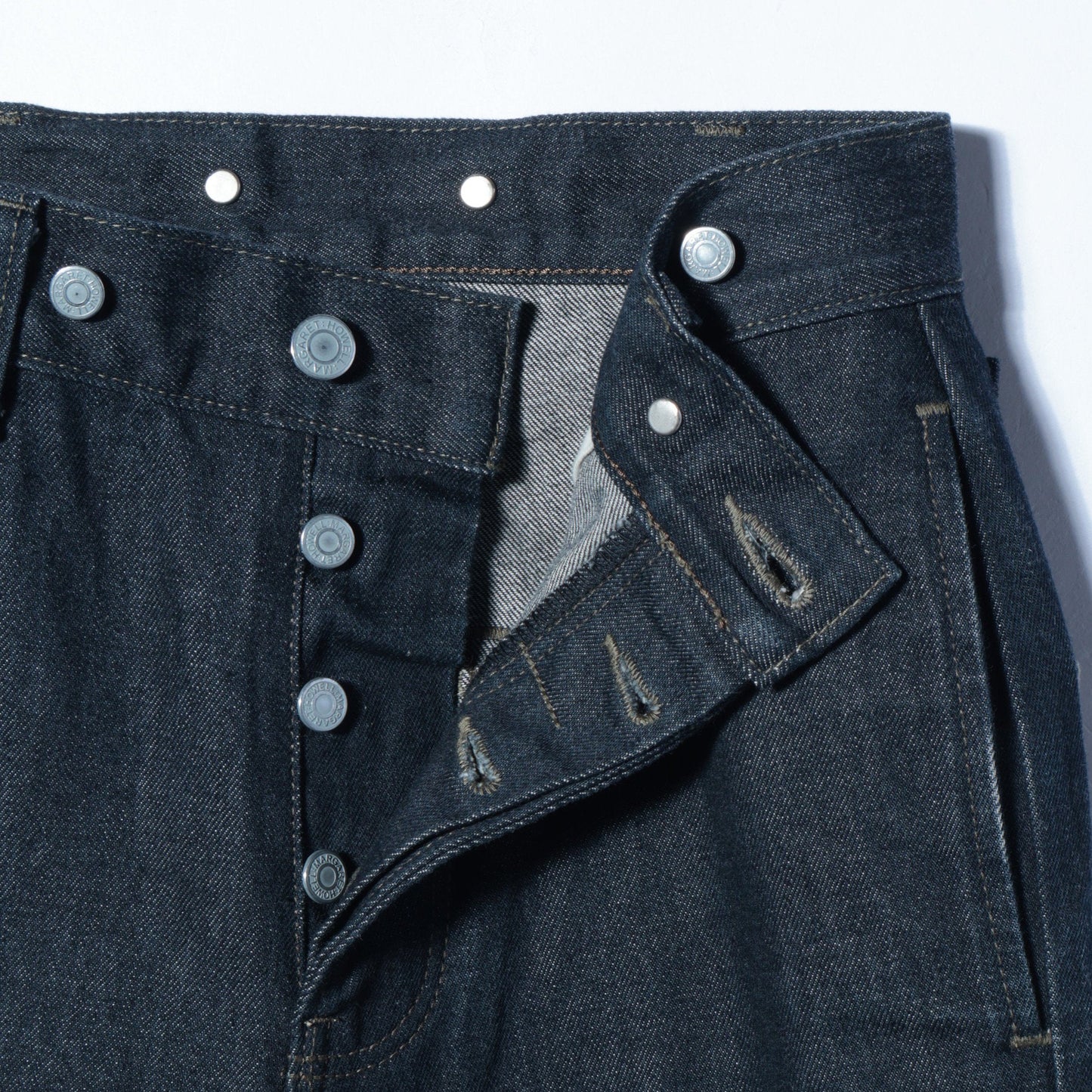 ORGANIC COTTON DENIM TROUSERS