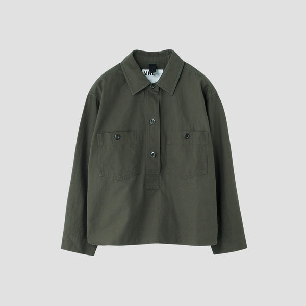UNIFORM COTTON LINEN TWILL SHIRT