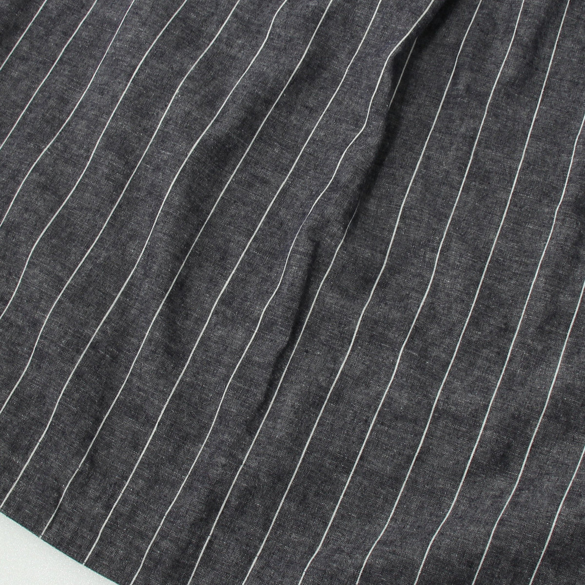ROUGH COTTON LINEN SHIRTING SKIRT