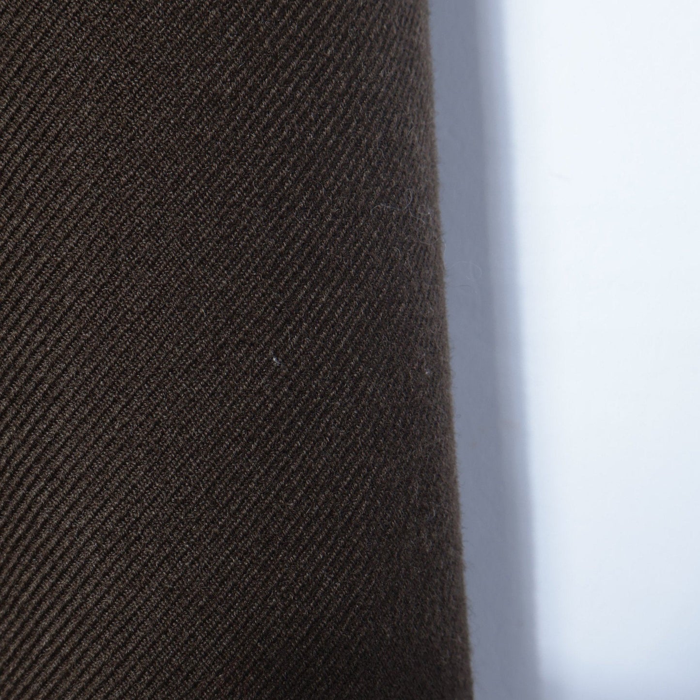 WORSTED WOOL TWILL COAT