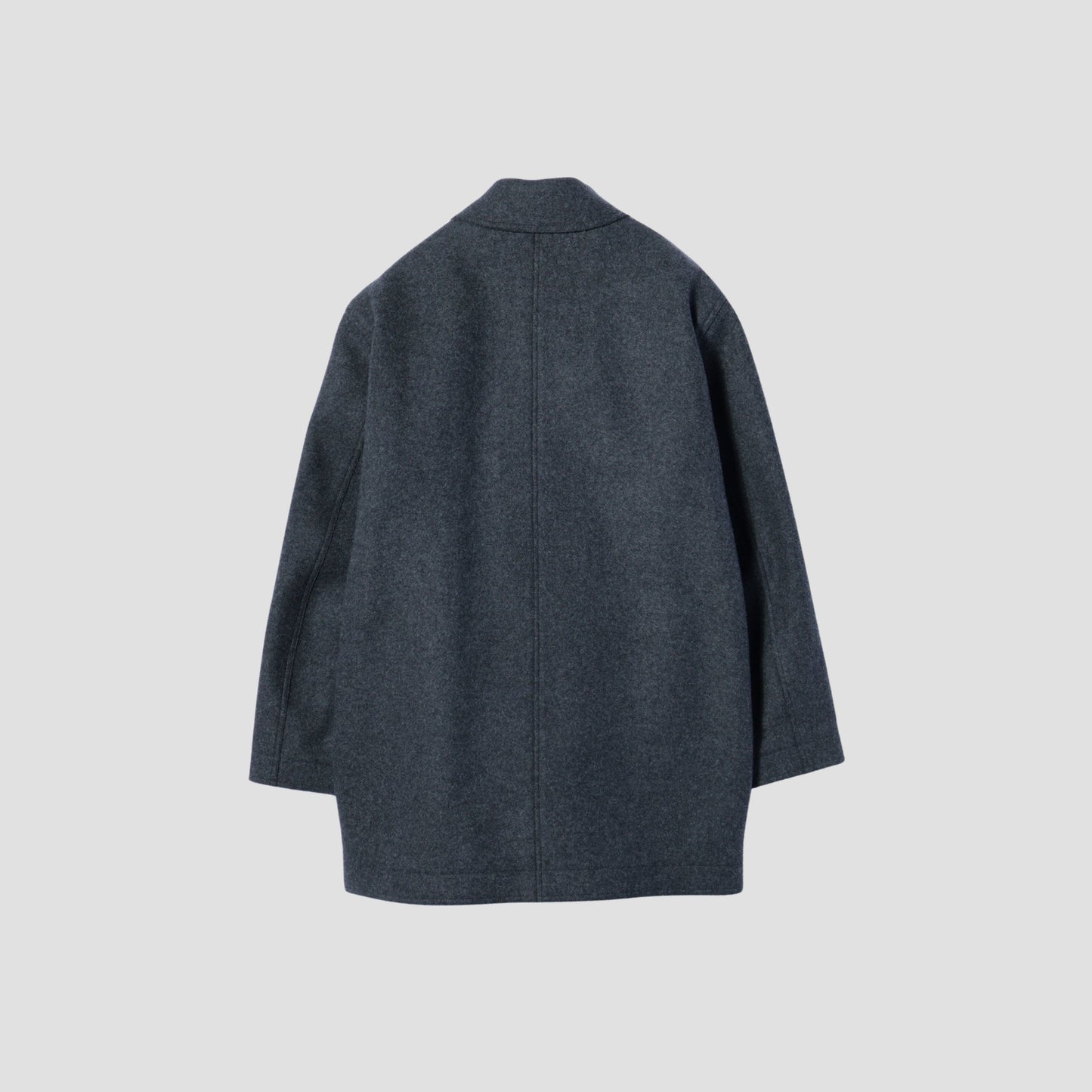 FIRM WOOL MELTON COAT