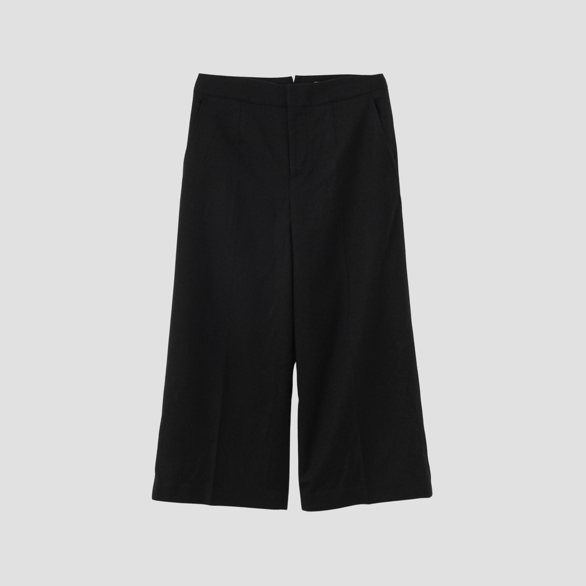 FINE WOOL FLANNEL TROUSERS