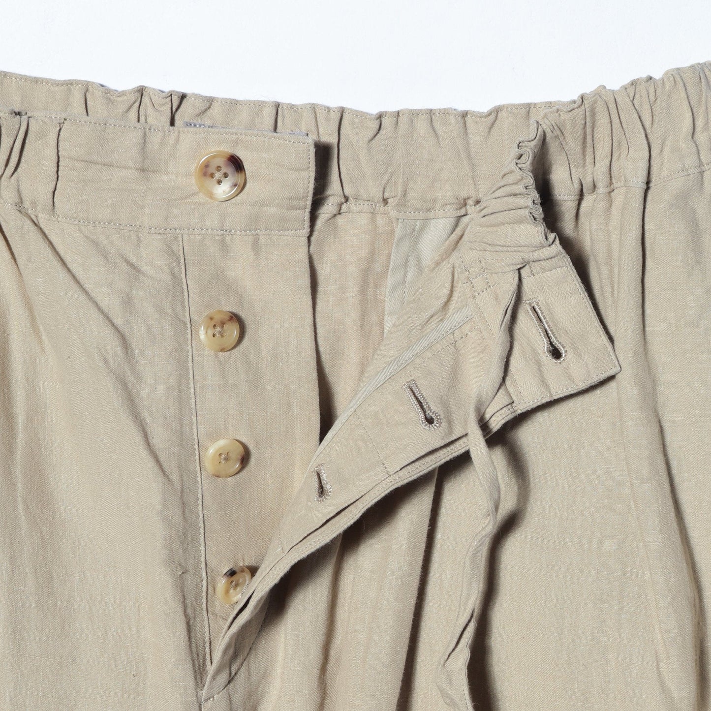 DENSE FINE LINEN POPLIN SKIRT