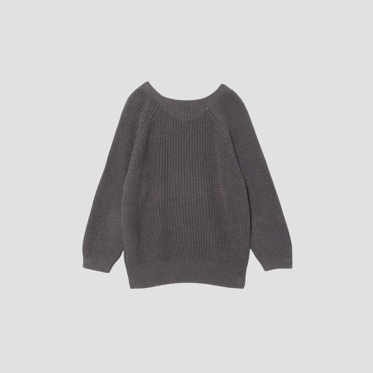 LINEN COTTON RIB JUMPER KNIT