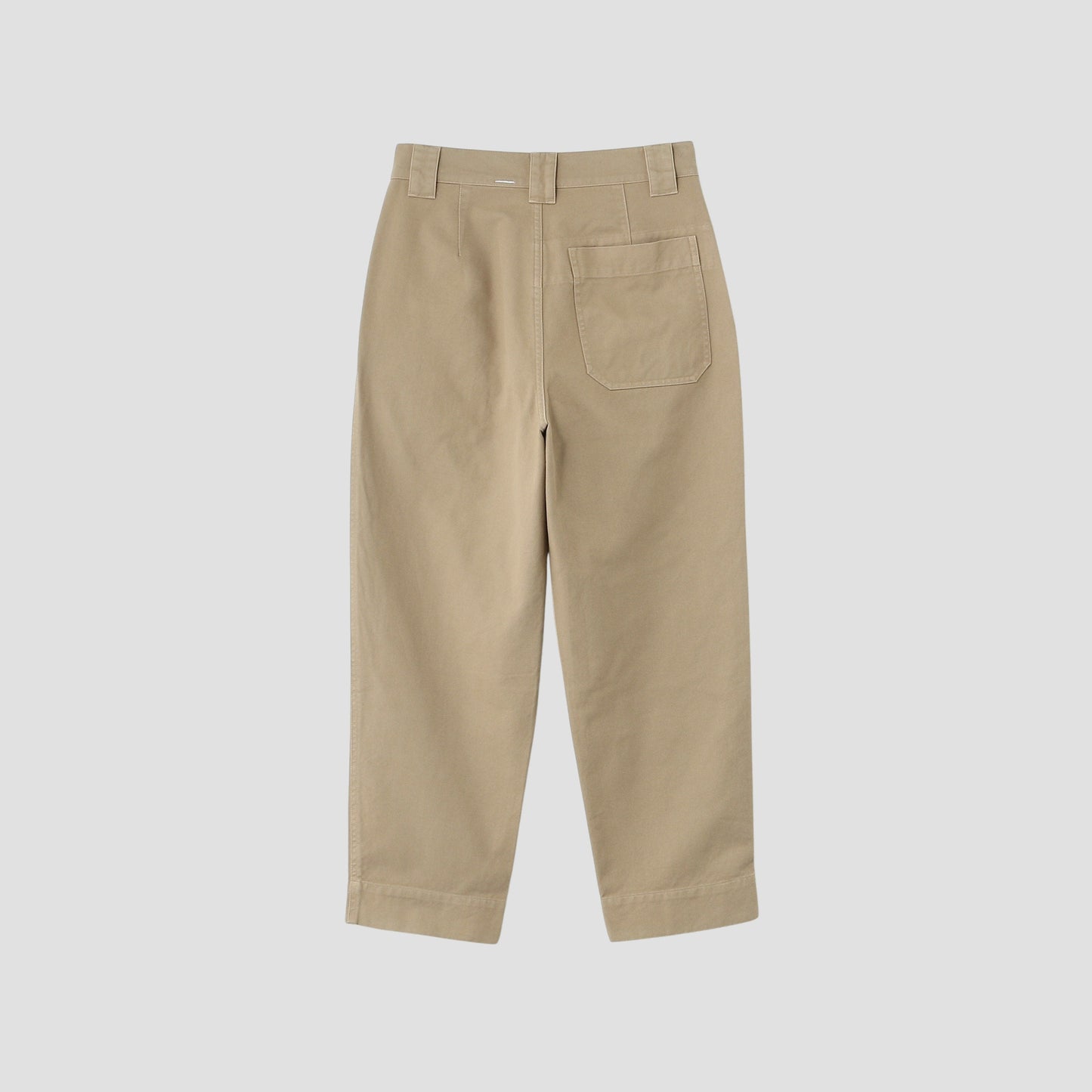 SOFT TWISTED YARN COTTON TROUSERS