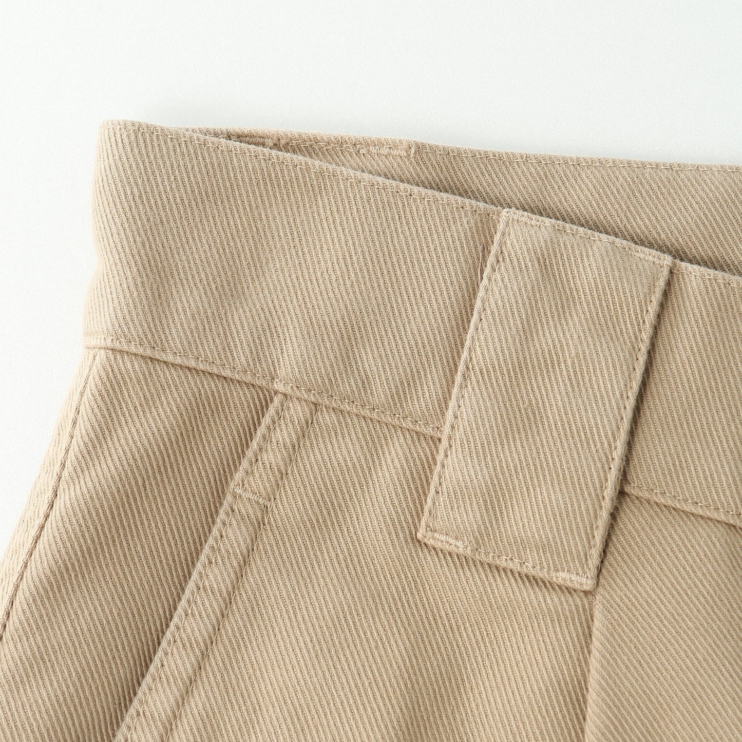 SOFT TWISTED YARN COTTON TROUSERS