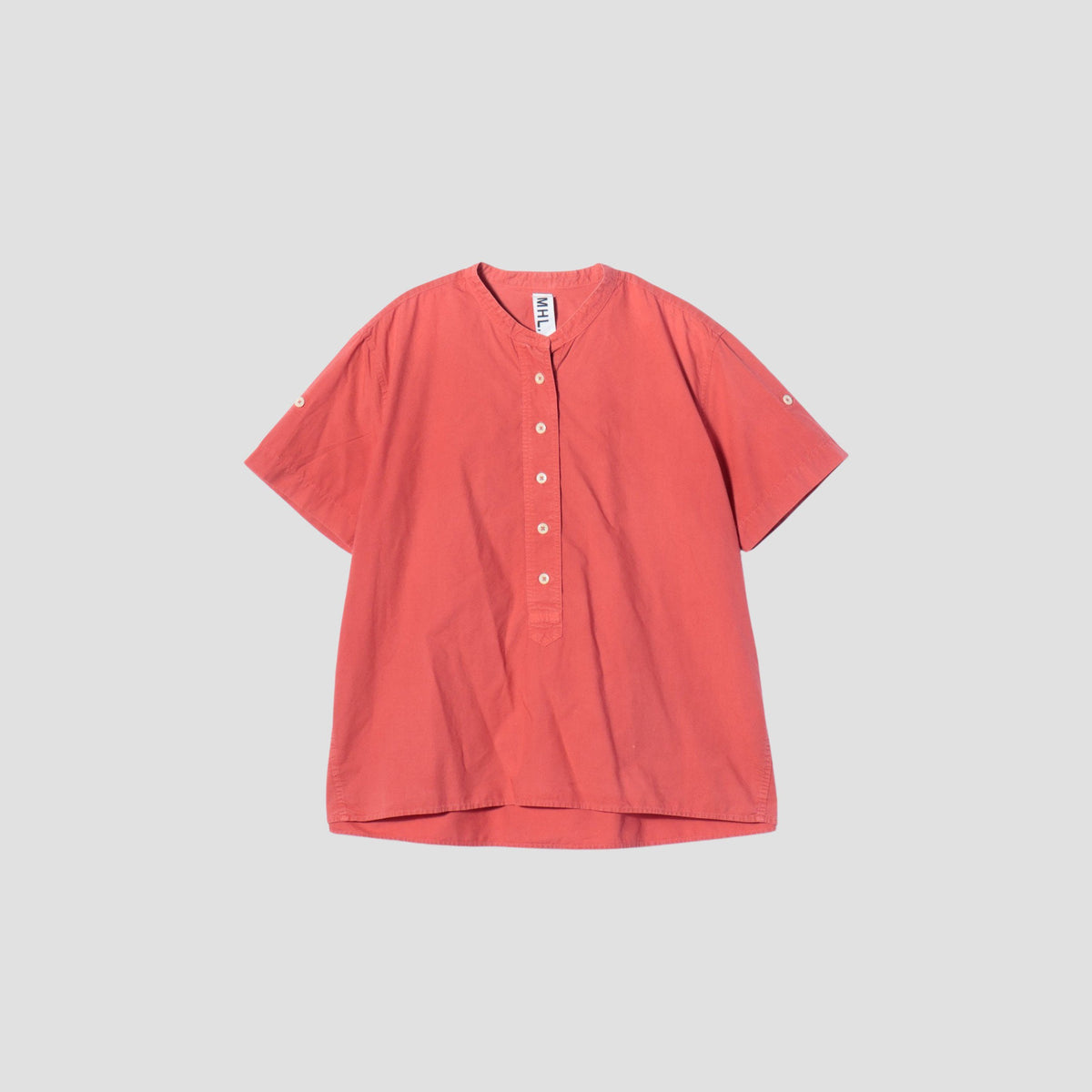 COTTON RAMIE POPLIN SHIRT