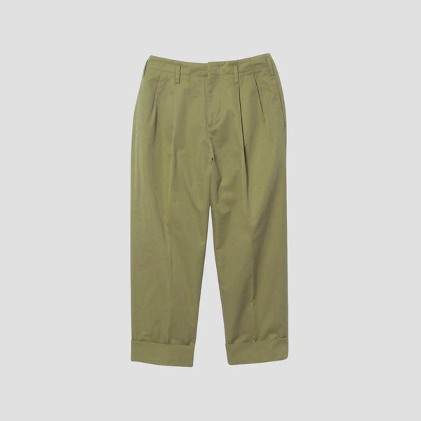 REFINED COTTON GABARDINE TROUSERS