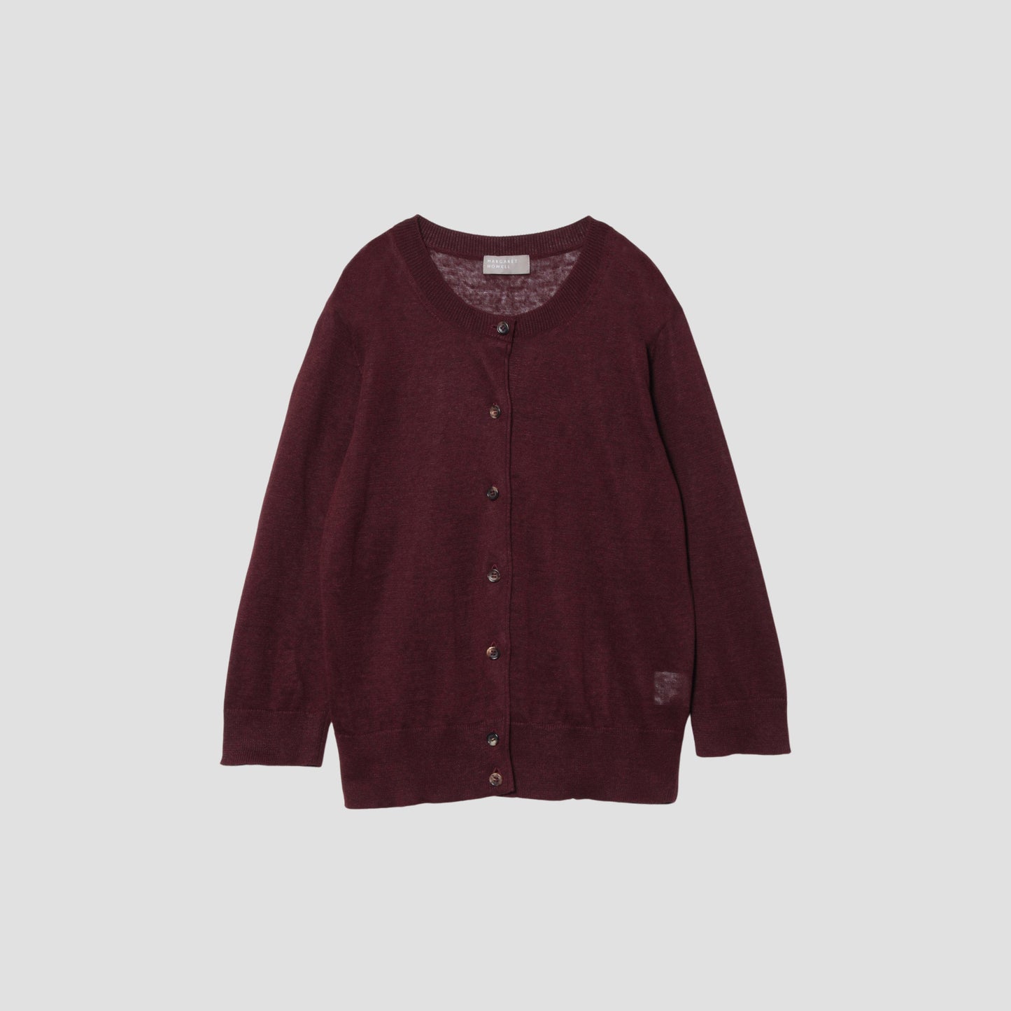 SUPERFINE LINEN CARDIGAN KNIT