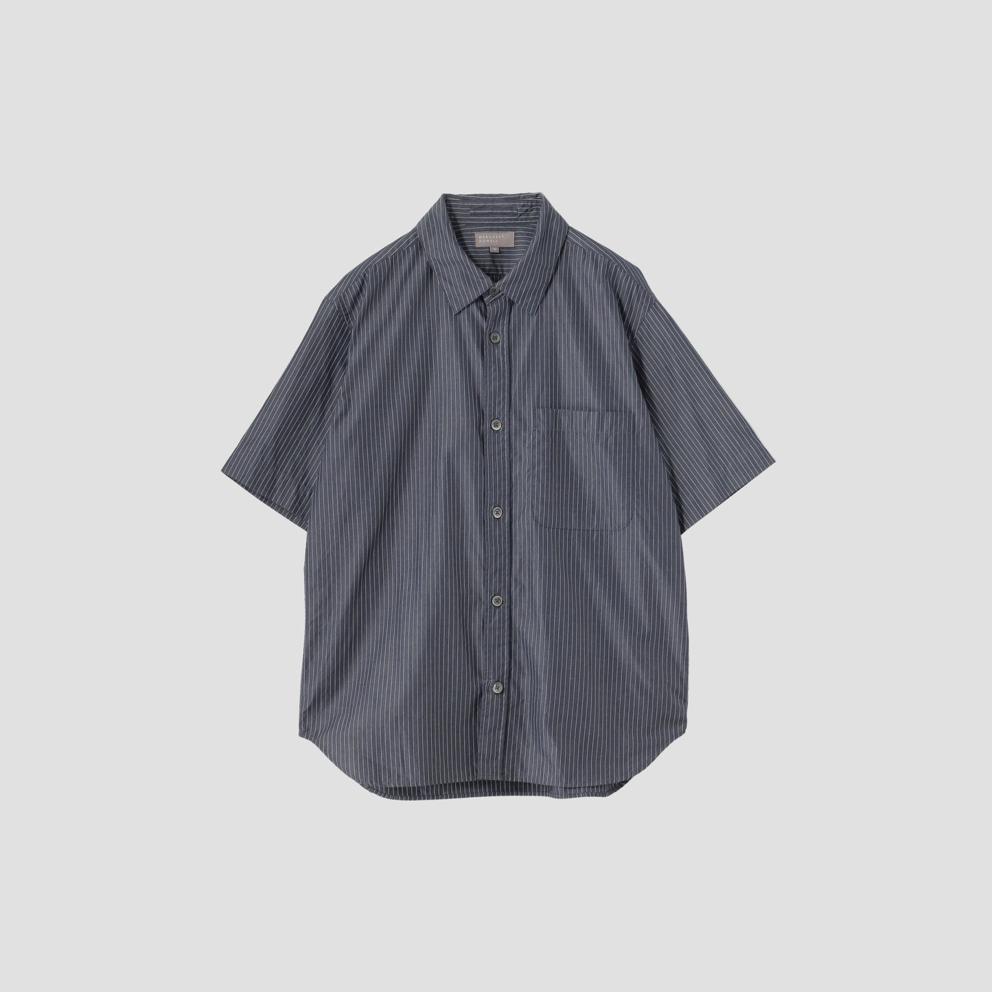 PENCIL STRIPE COTTON POPLIN SHIRT