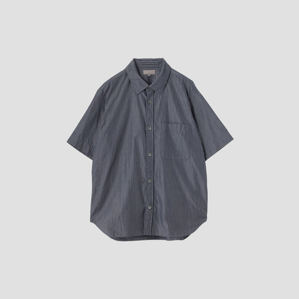 PENCIL STRIPE COTTON POPLIN SHIRT