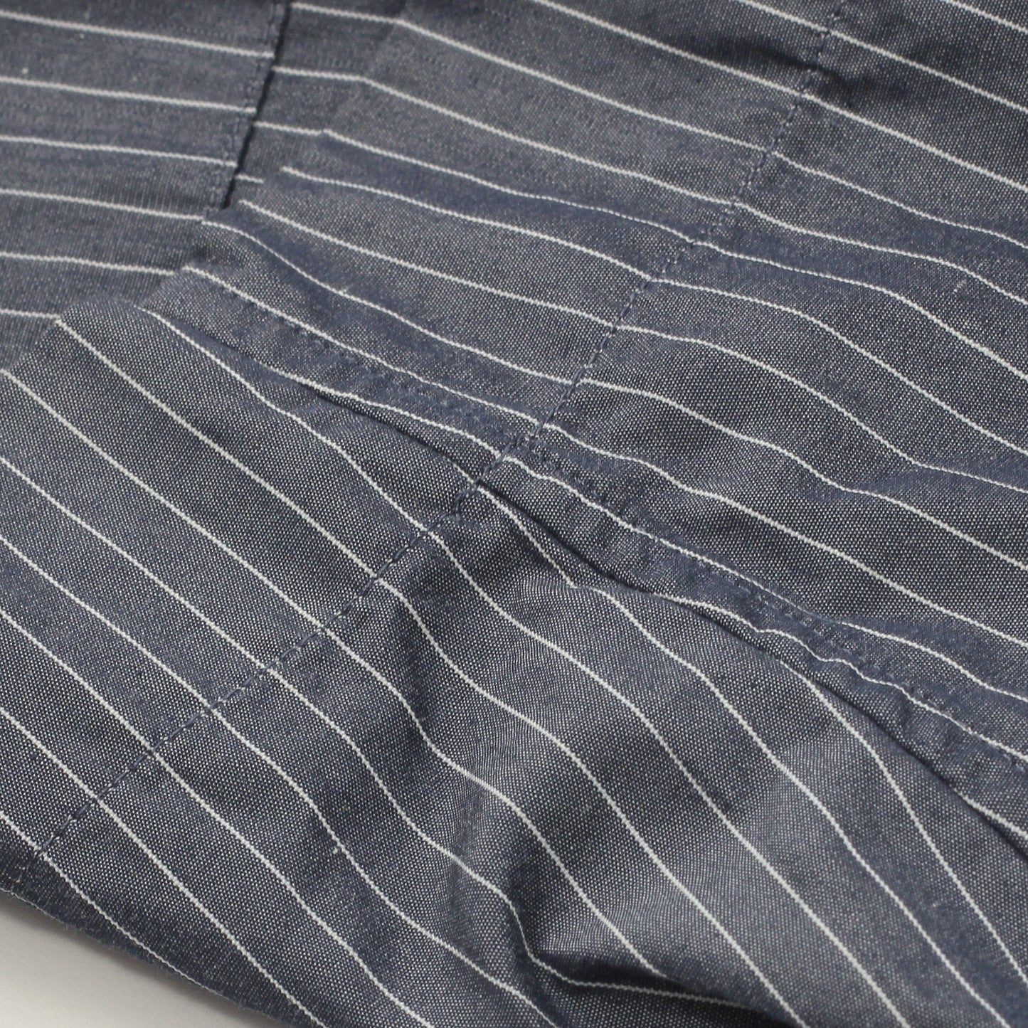 PENCIL STRIPE COTTON POPLIN SHIRT