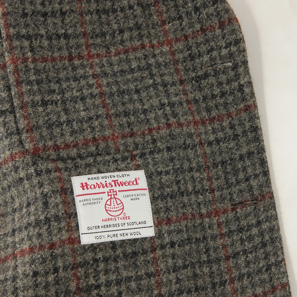 GLEN CHECK WOOL JACKET