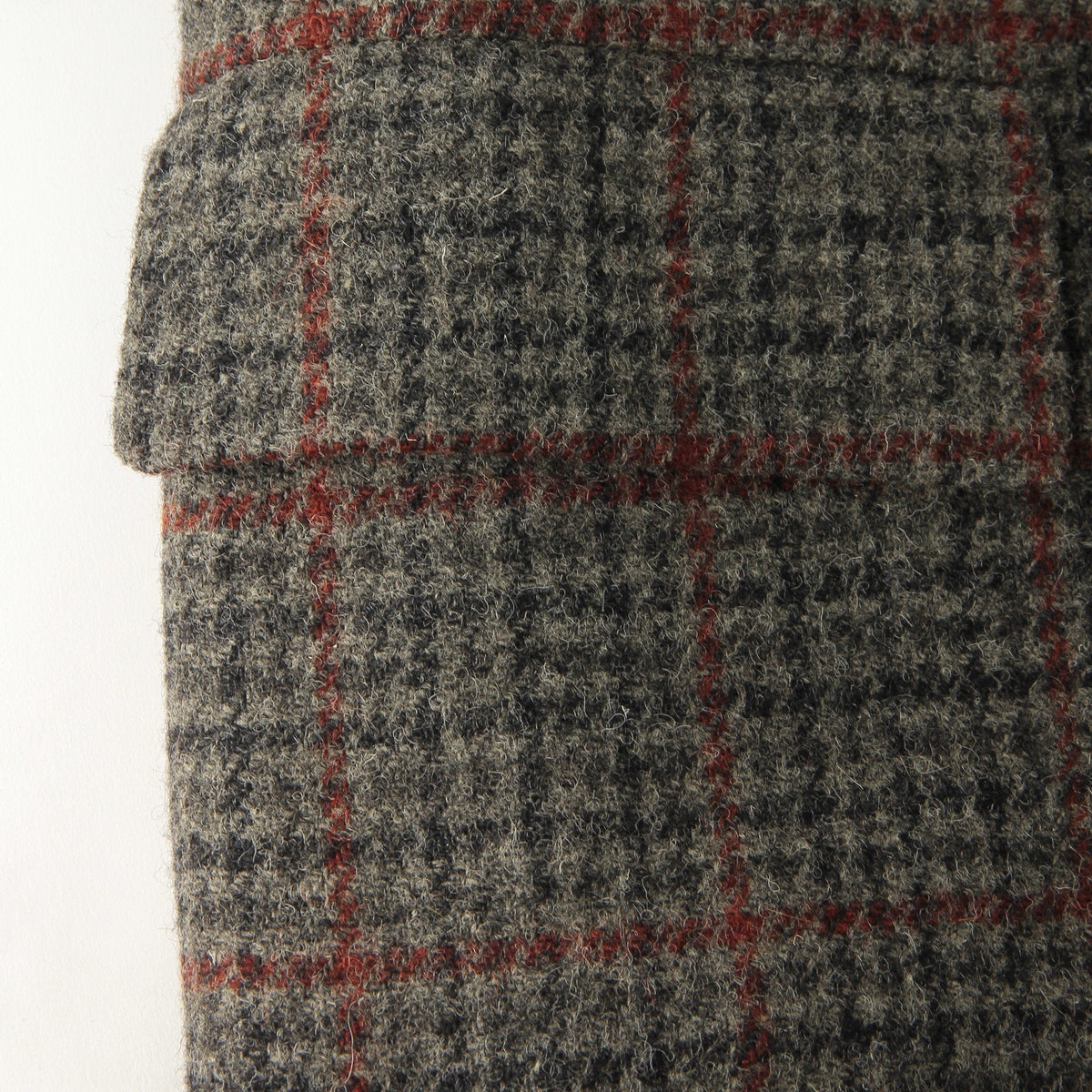GLEN CHECK WOOL JACKET