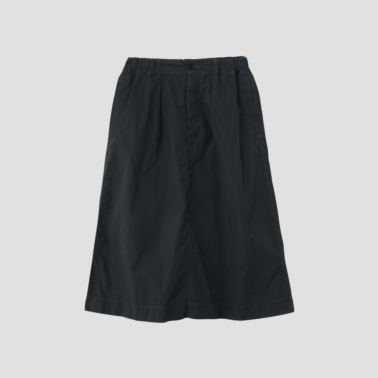 FINE COMPACT POPLIN SKIRT