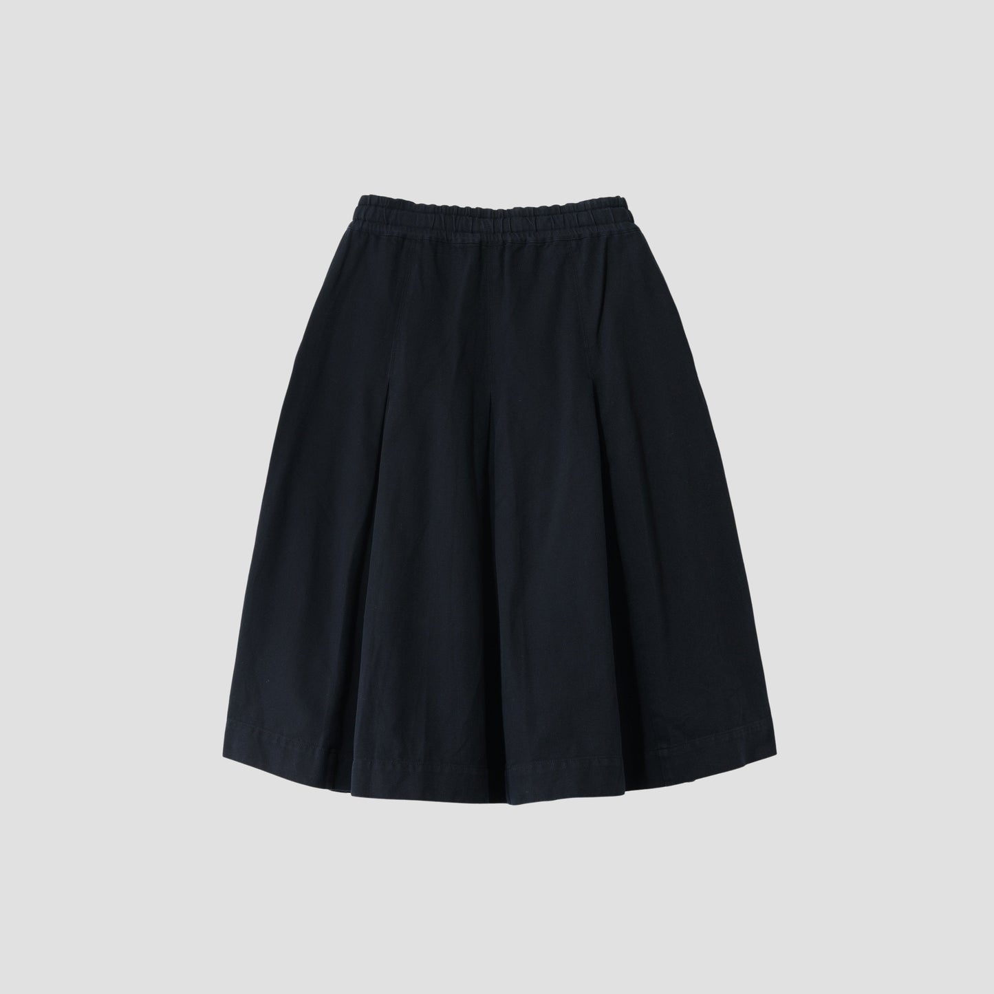 SOFT TWISTED YARN DYE COTTON SKIRT