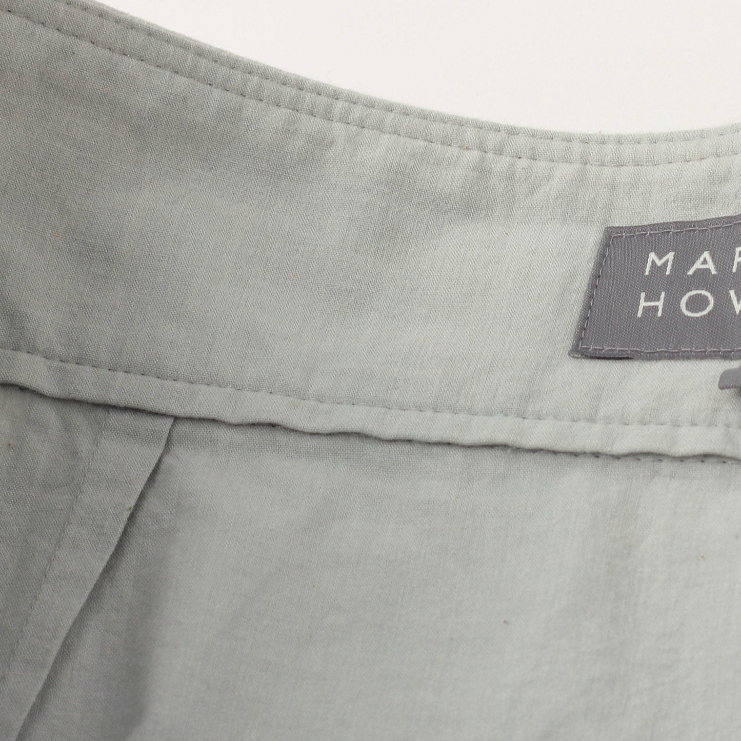 MELANGE COTTON POPLIN SKIRT