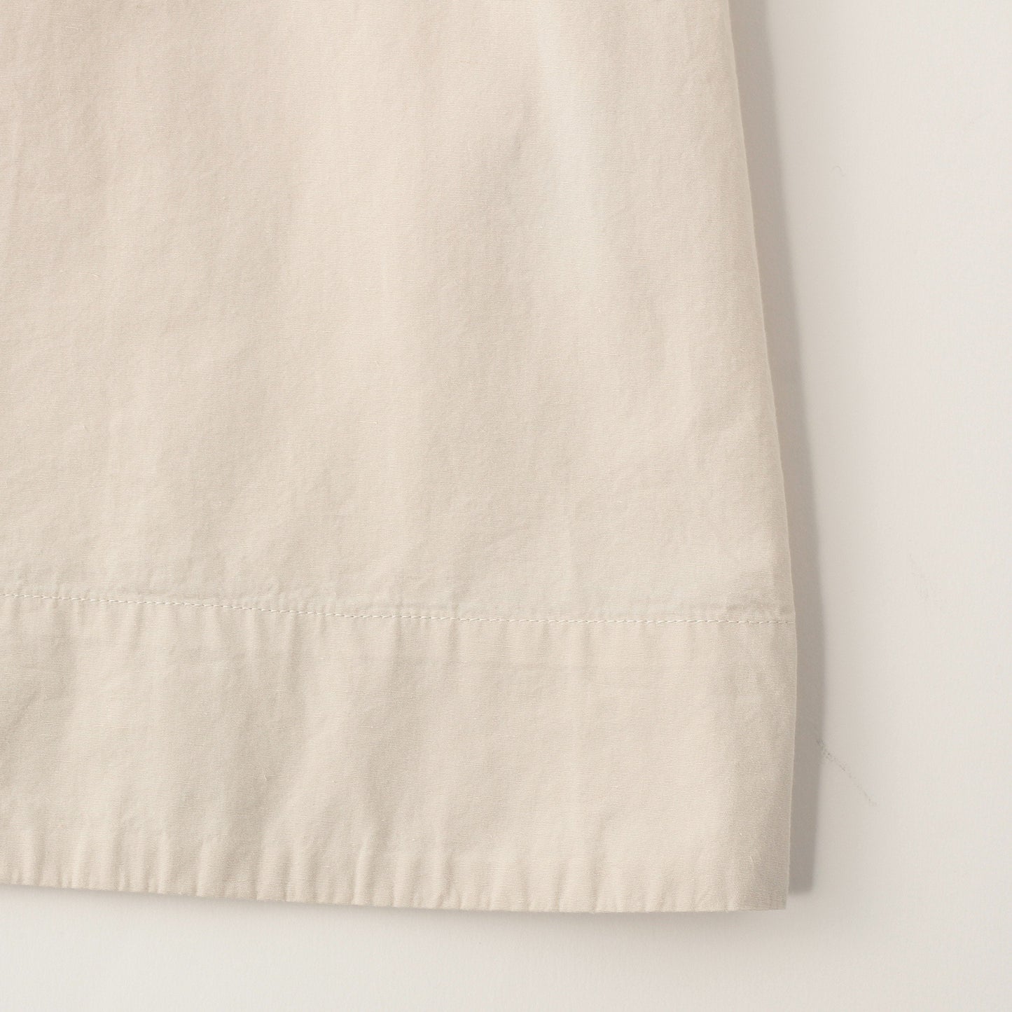 SANDED COTTON LINEN SHIRT