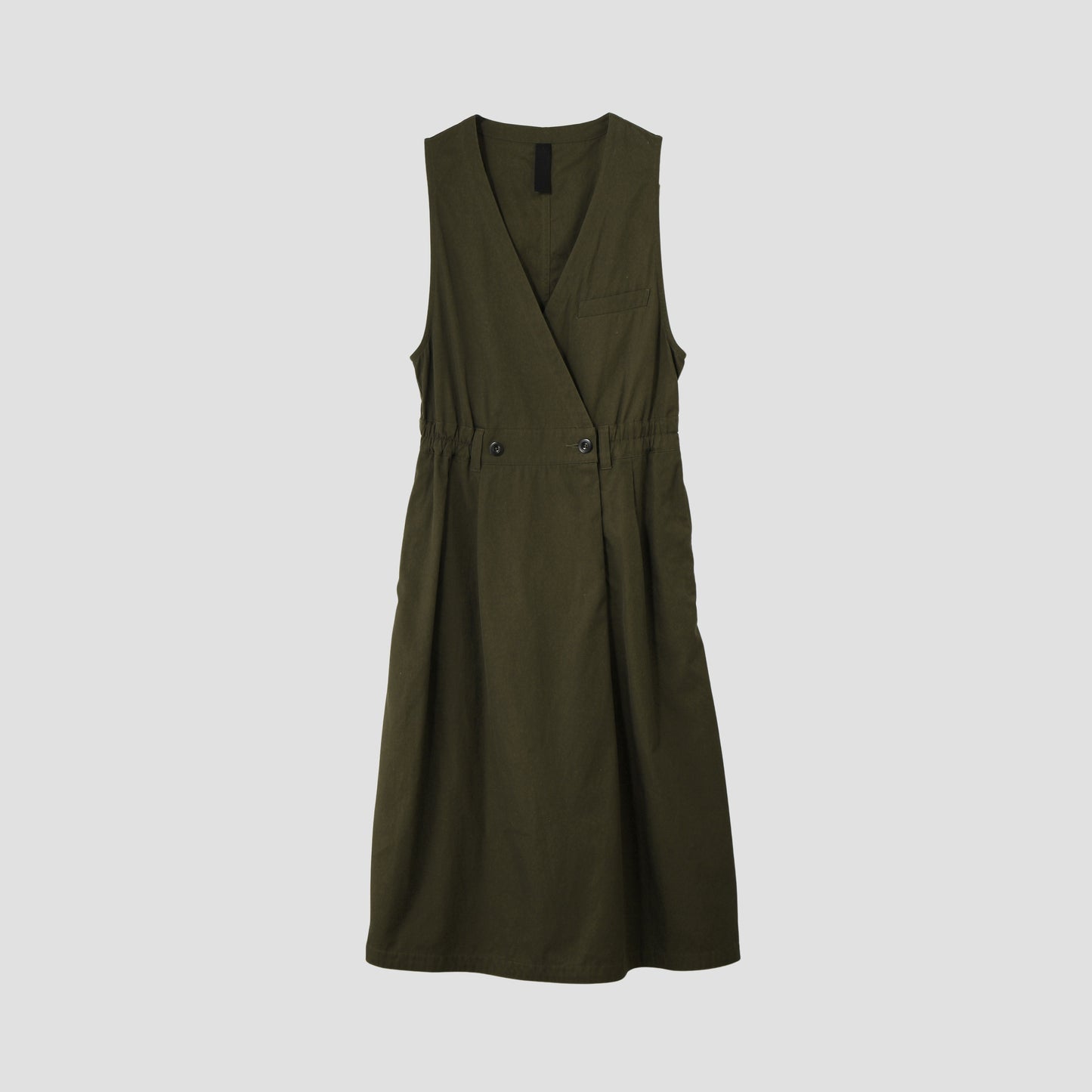 HIGH TWIST COTTON TWILL DRESS
