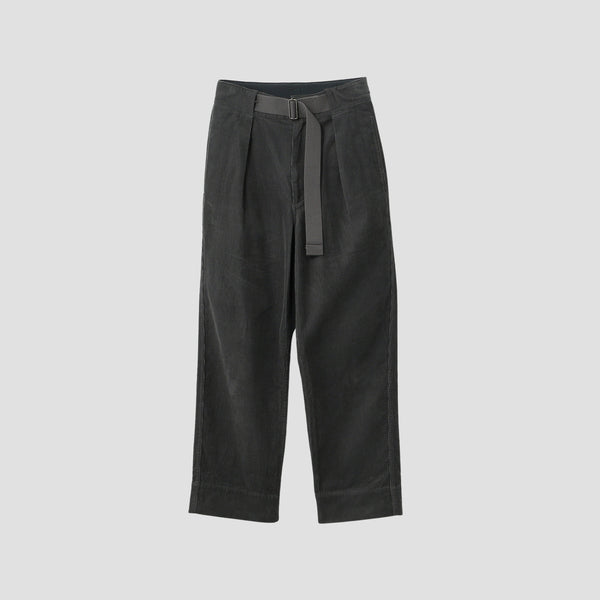 DRY COTTON NEEDLECORD TROUSERS