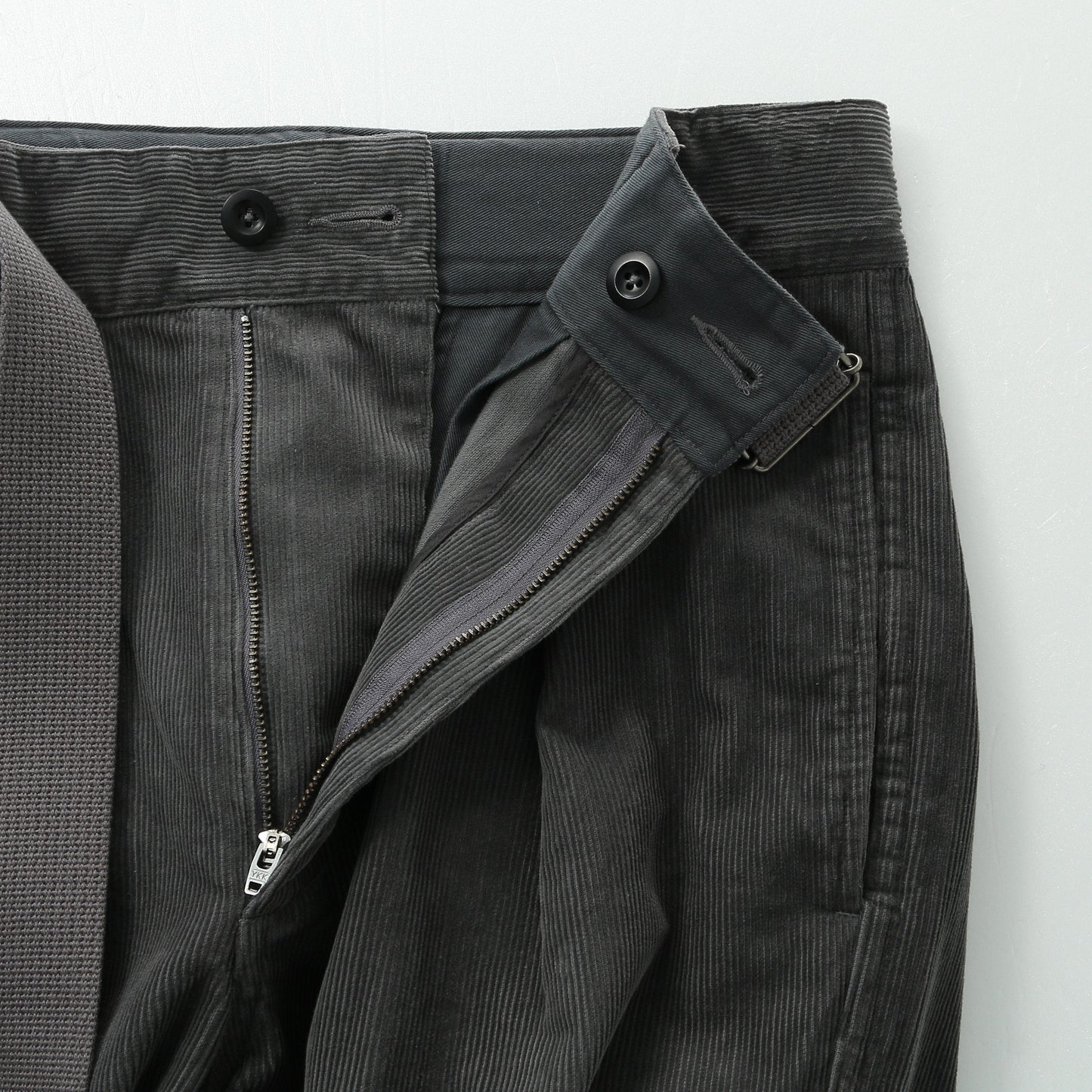 DRY COTTON NEEDLECORD TROUSERS