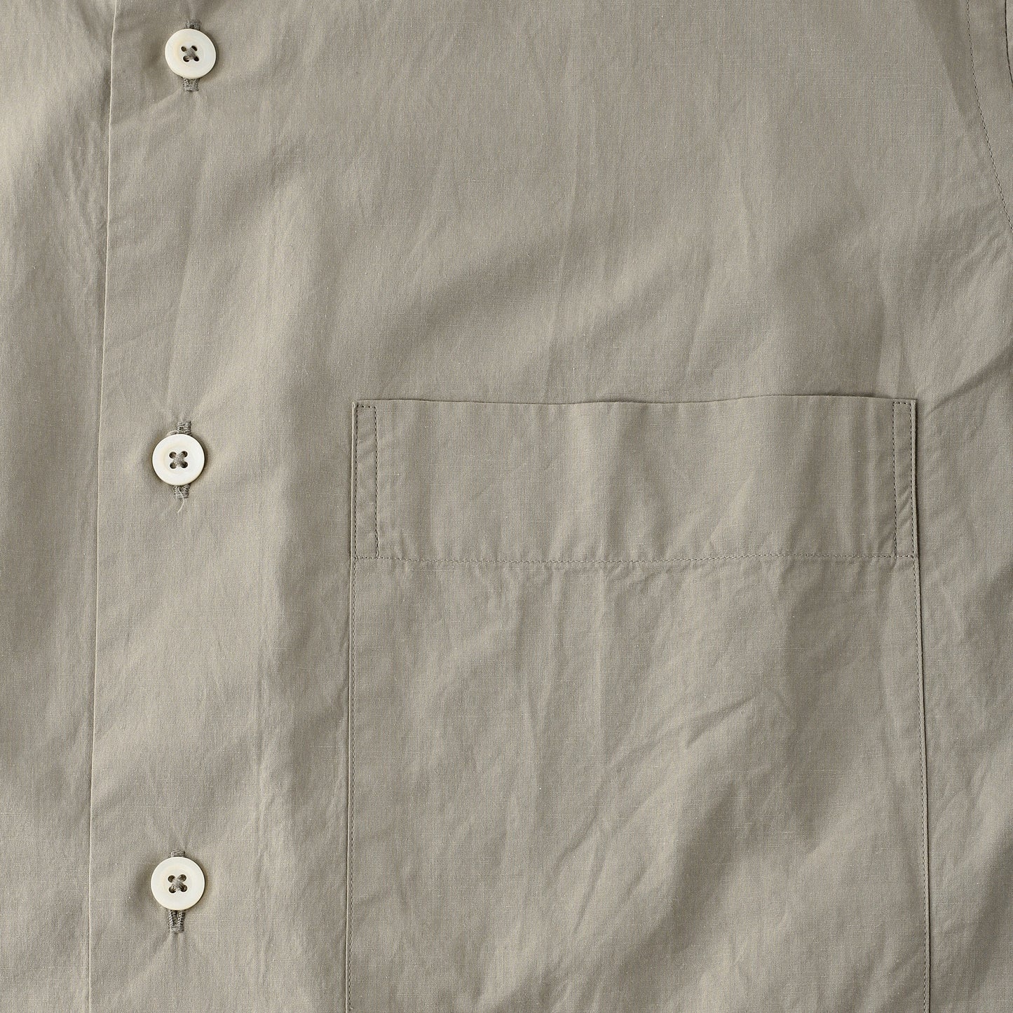 FINE COTTON LINEN POPLIN SHIRT