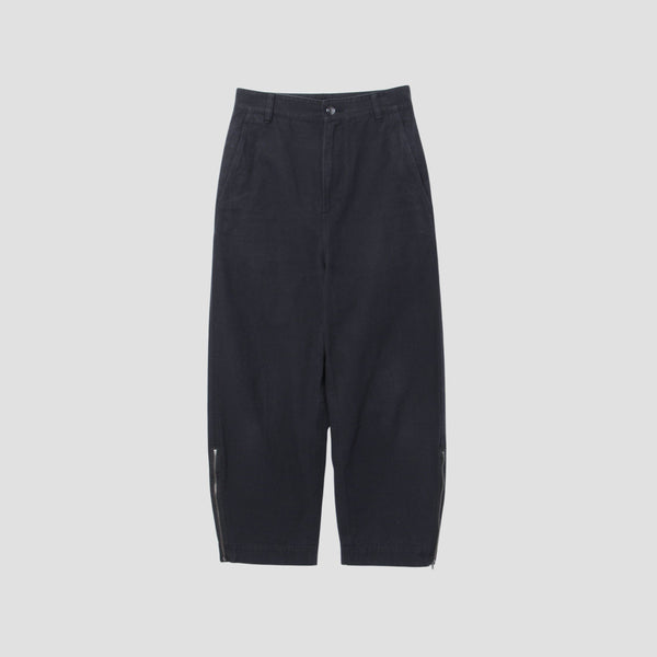 FADED COTTON TWILL TROUSERS