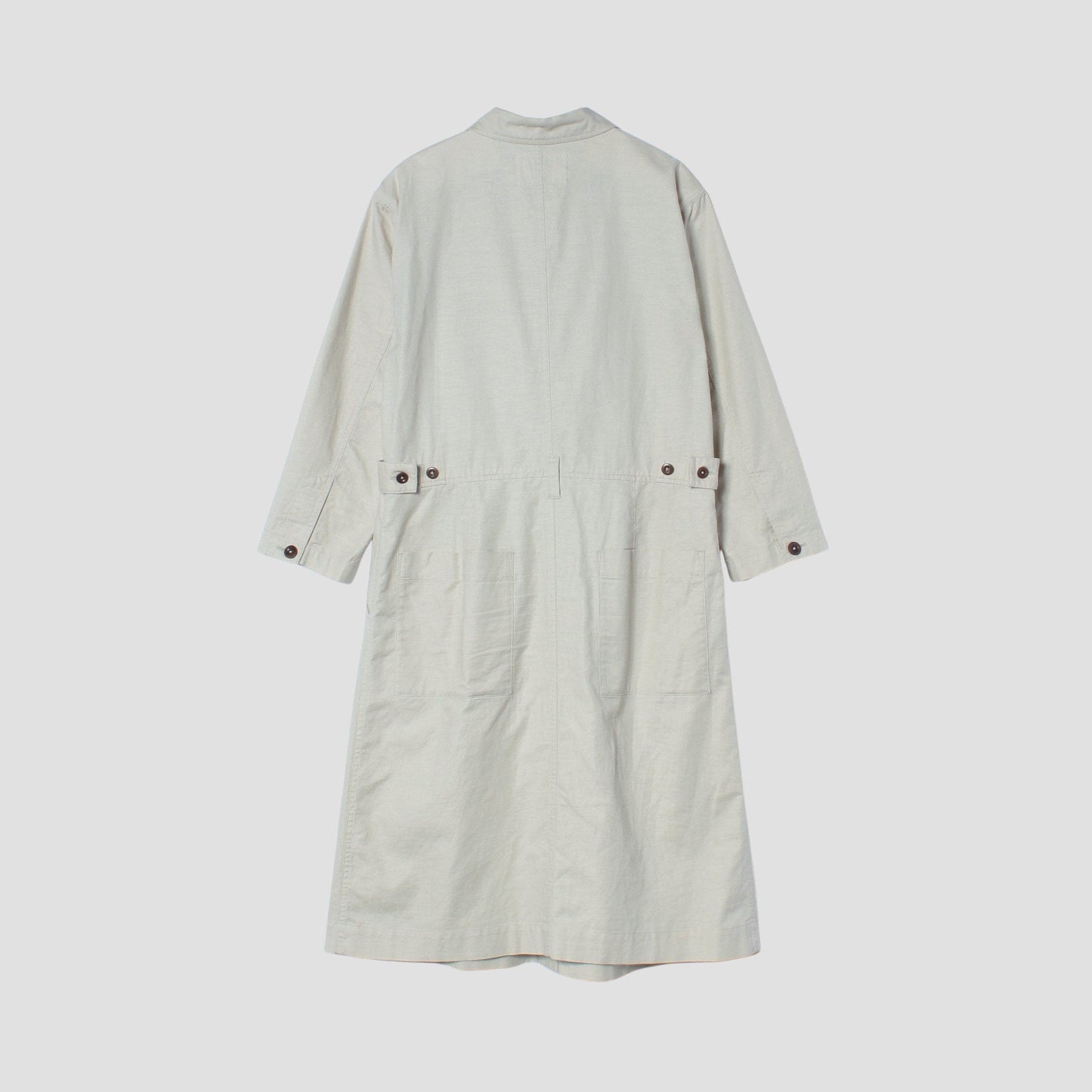 COTTON LINEN OXFORD DRESS