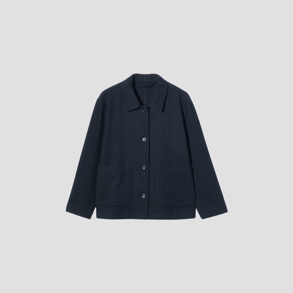 SOFT WOOL TWILL JACKET