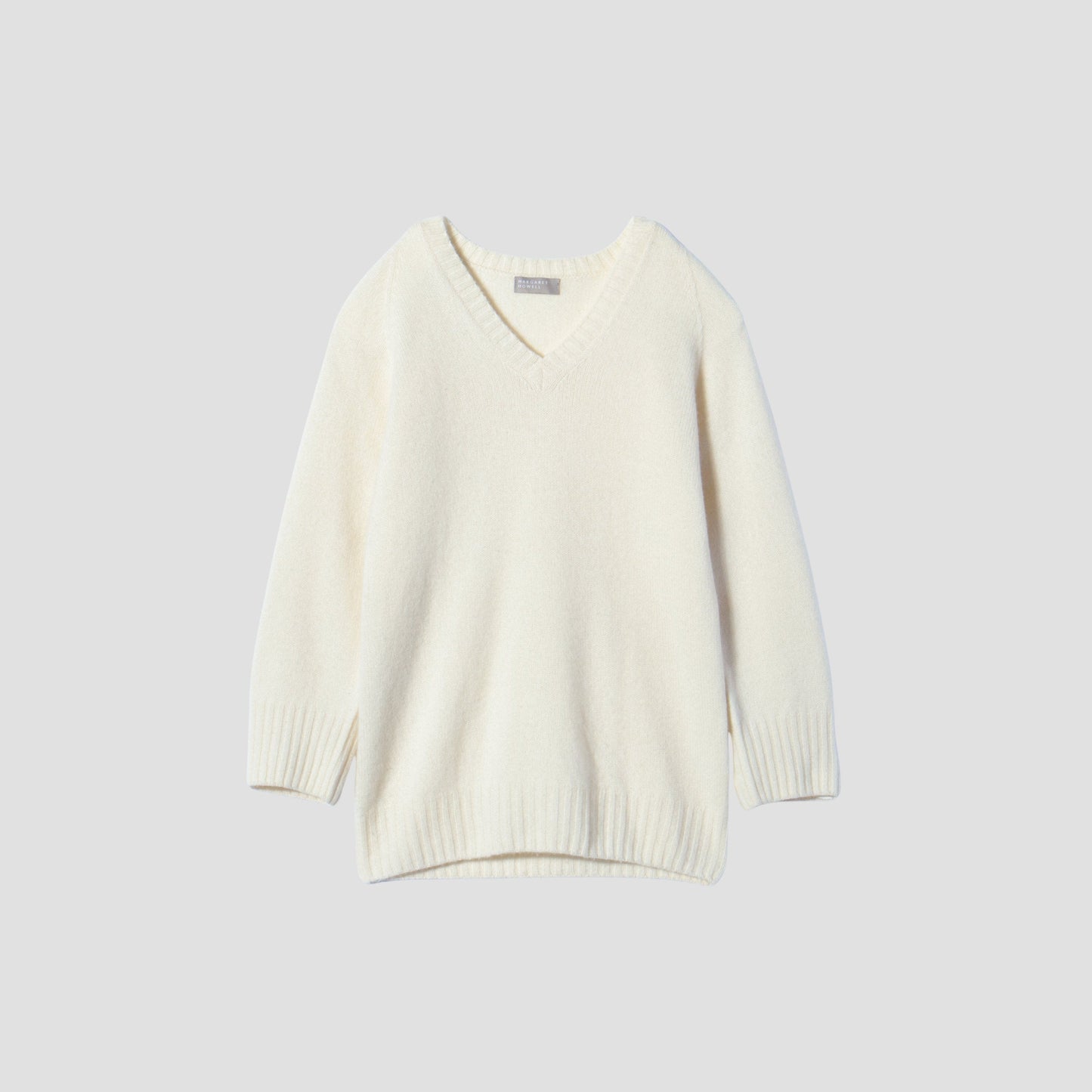 OVERSIZED V NECK JUMPER KNIT