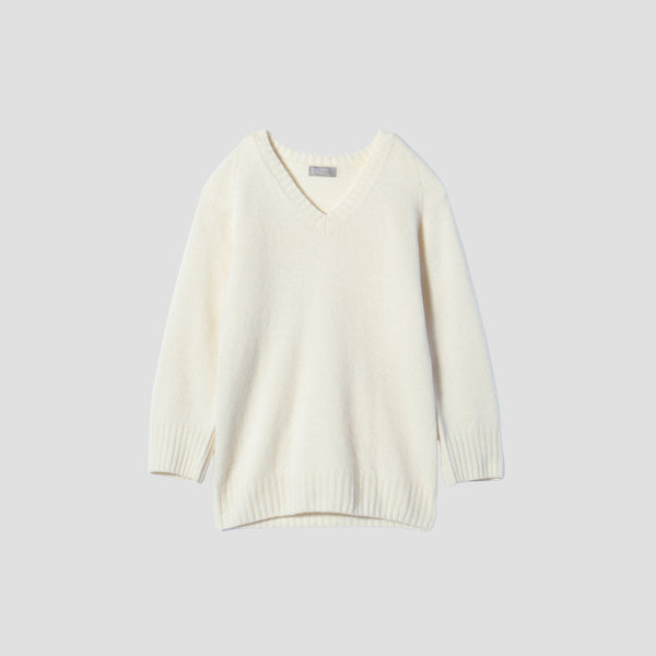 OVERSIZED V NECK JUMPER KNIT