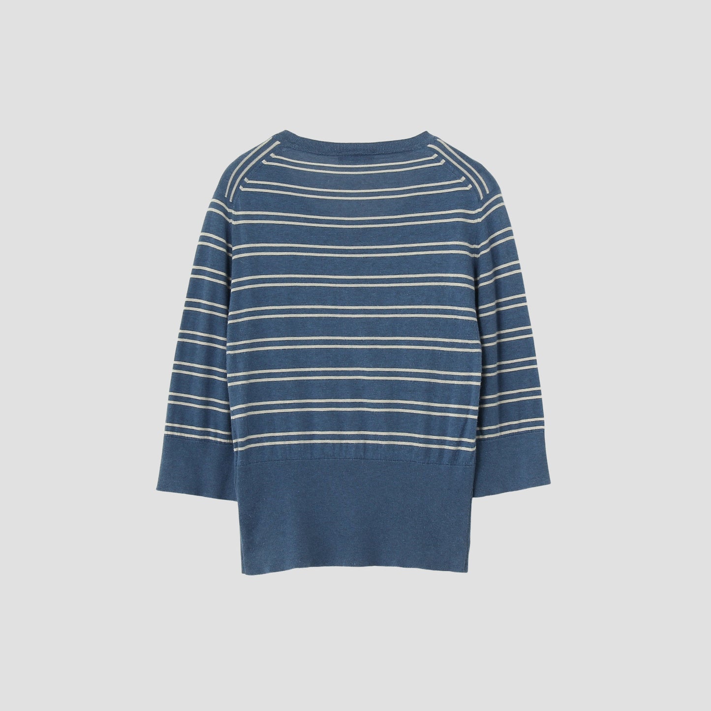 SEA ISLAND COTTON HIGH RIB JUMPER KNIT