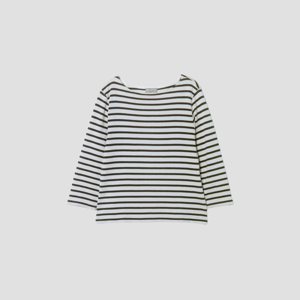 COTTON PARALLEL STRIPE JERSEY