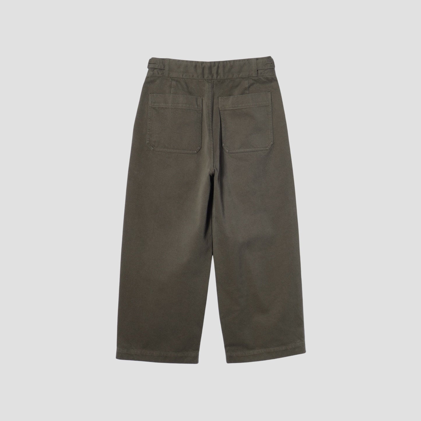 WOOL COTTON HEAVY TWILL TROUSERS