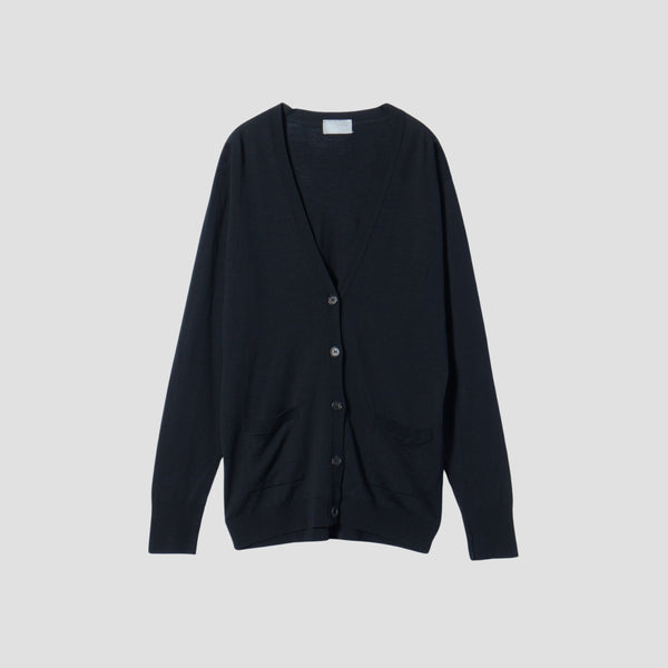 BASIC MERINO CARDIGAN KNIT