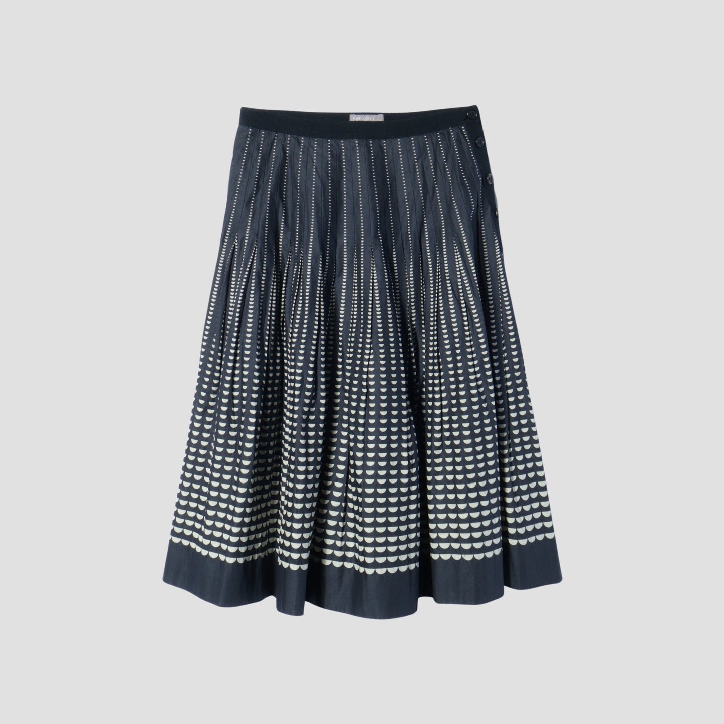 HALF MOON COTTON SKIRT