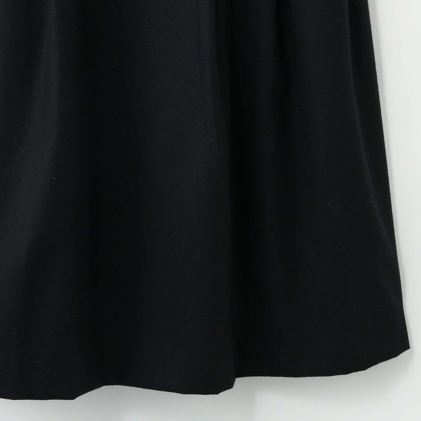 BLACK FLANNEL DRESS