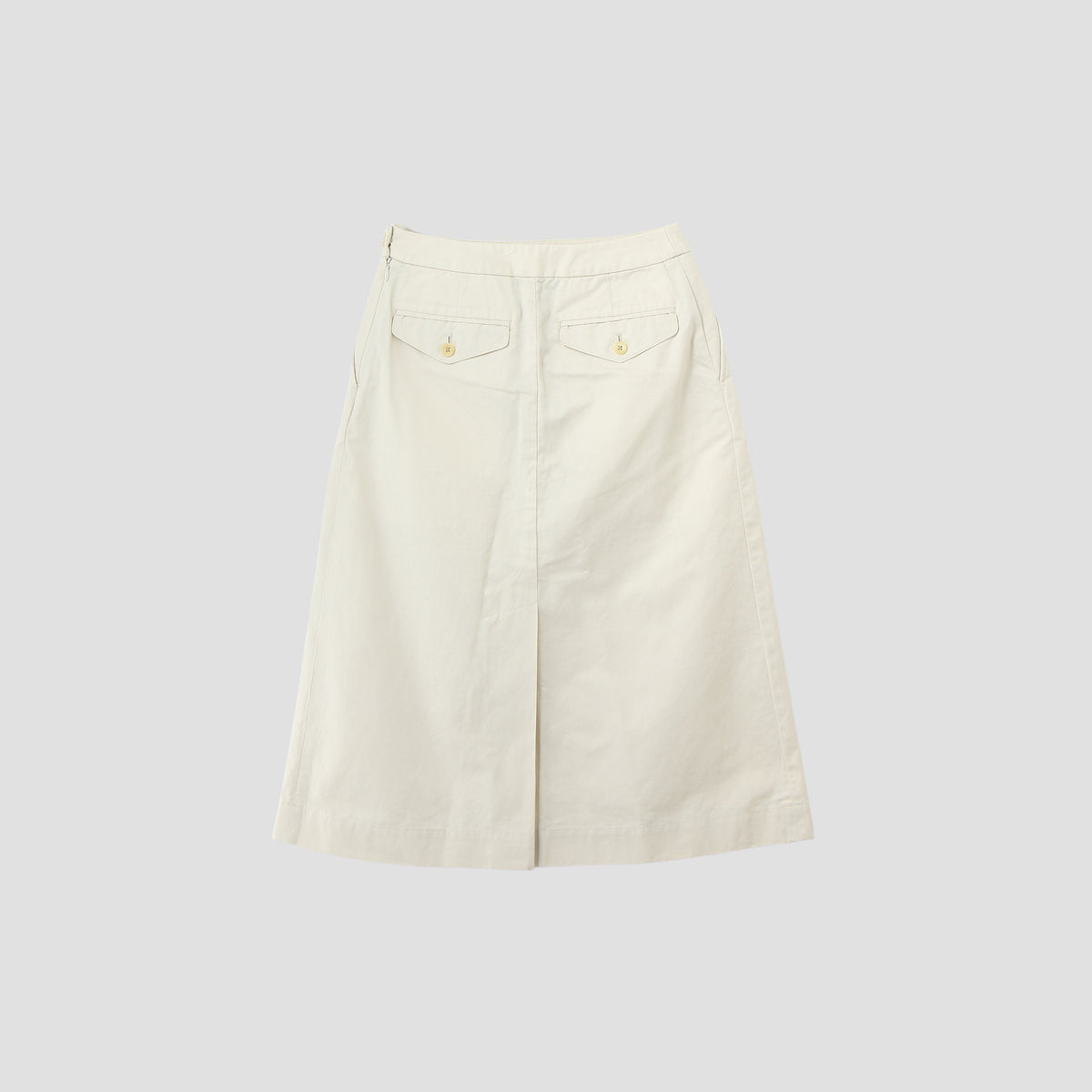 LIGHT COTTON LINEN TWILL SKIRT