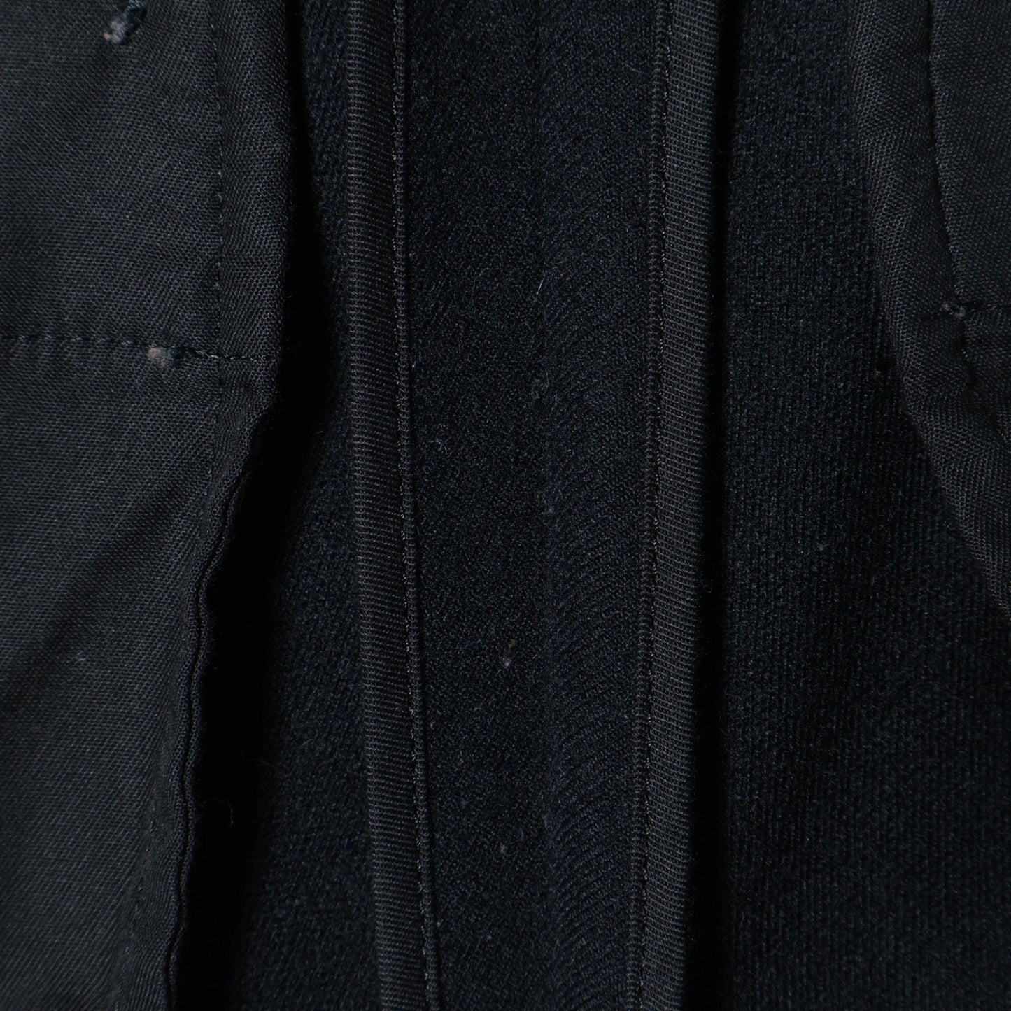 WASHED WOOL TWILL TROUSERS