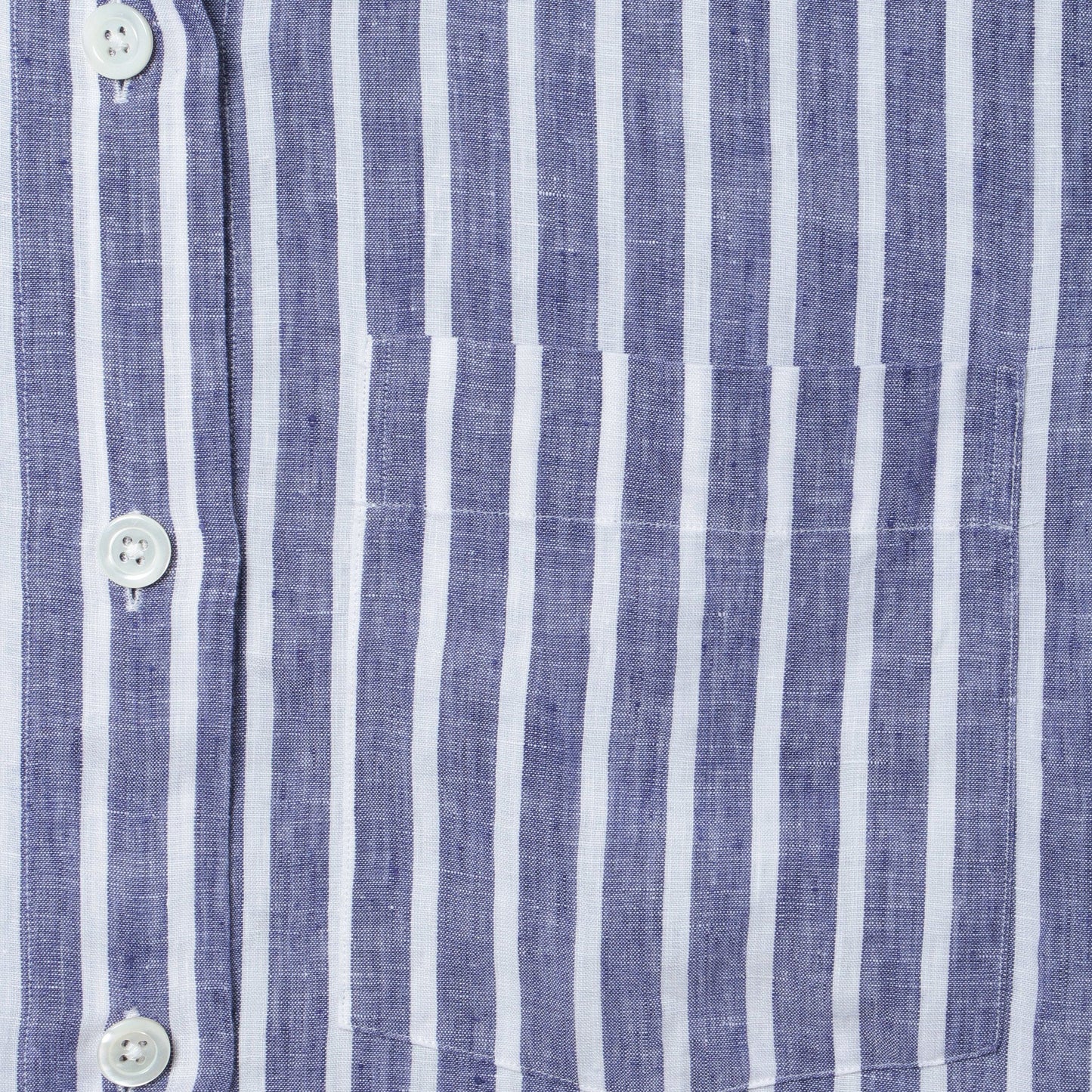 WIDE STRIPE LINEN SHIRT